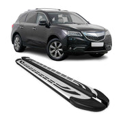 2014-2020 Acura MDX Running Boards Side Steps Silver & Black