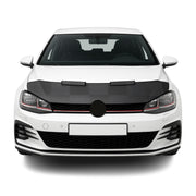 2015-2021 VW Golf Mk7 Car Bonnet Mask Hood Bra Black Chequered 1 Pc