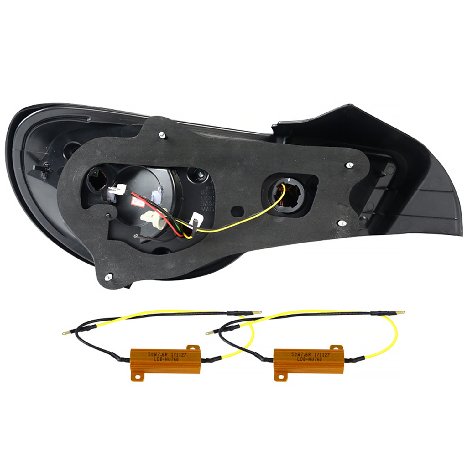 2012-2016 Scion FRS/ Subaru BRZ/ Toyota 86 LED Tail Lights Satin Black/Clear