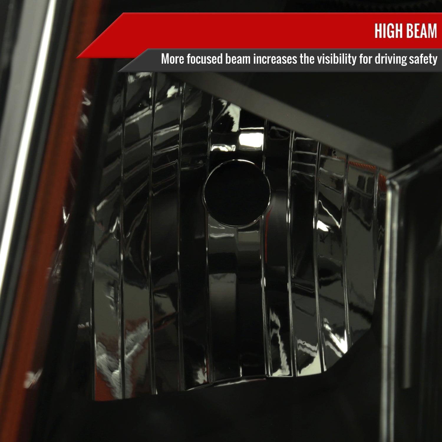 2010-2016 Cadillac SRX Projector Headlights Matte Black Housing/Smoke Lens