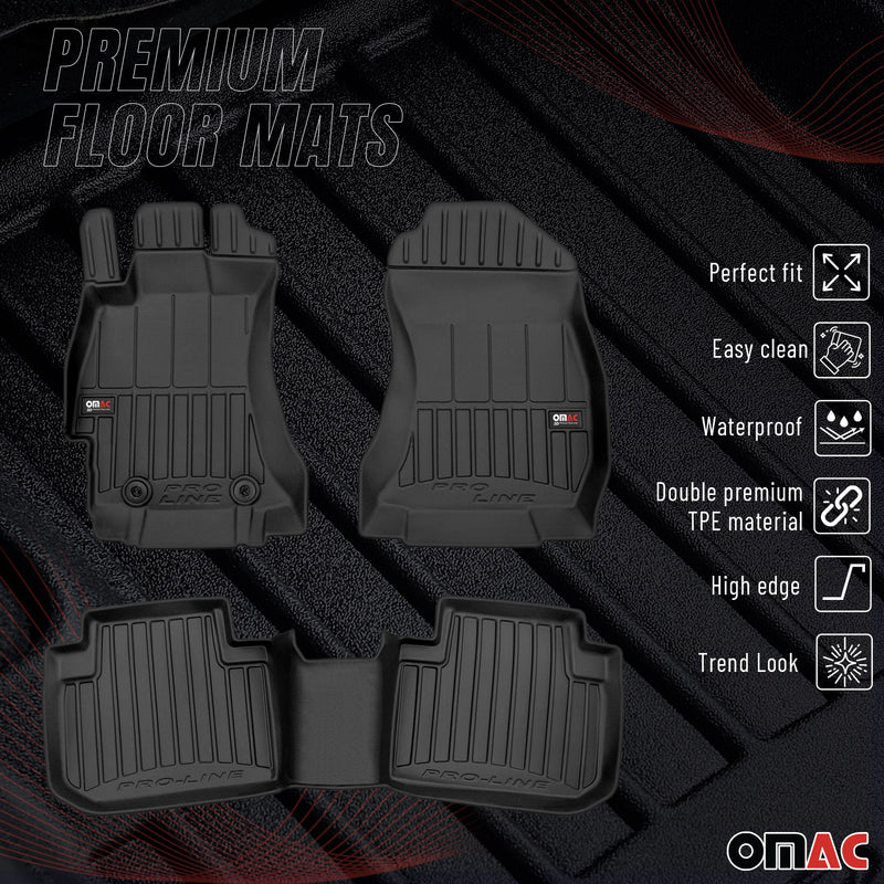 2014-2018 Subaru Forester Premium Floor Mats Liners Full Set All Weather Heavy Duty