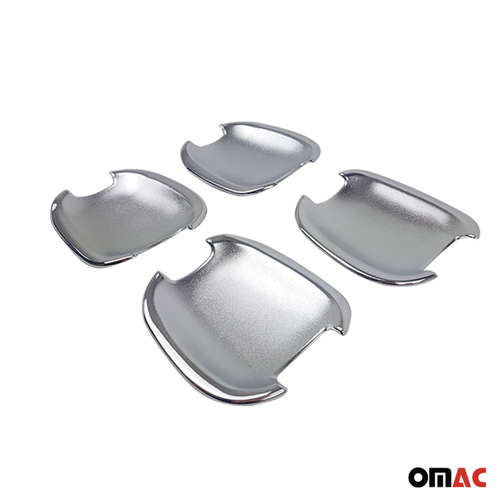 Car Door Handle Bowl Cover Protector for Chevrolet Aveo 2004-2011 Silver Chrome