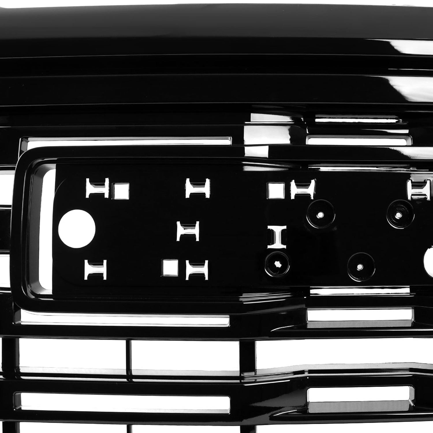 2022-2024 GMC Sierra 1500 Glossy Denali Style Front Upper Mesh Hood Grille