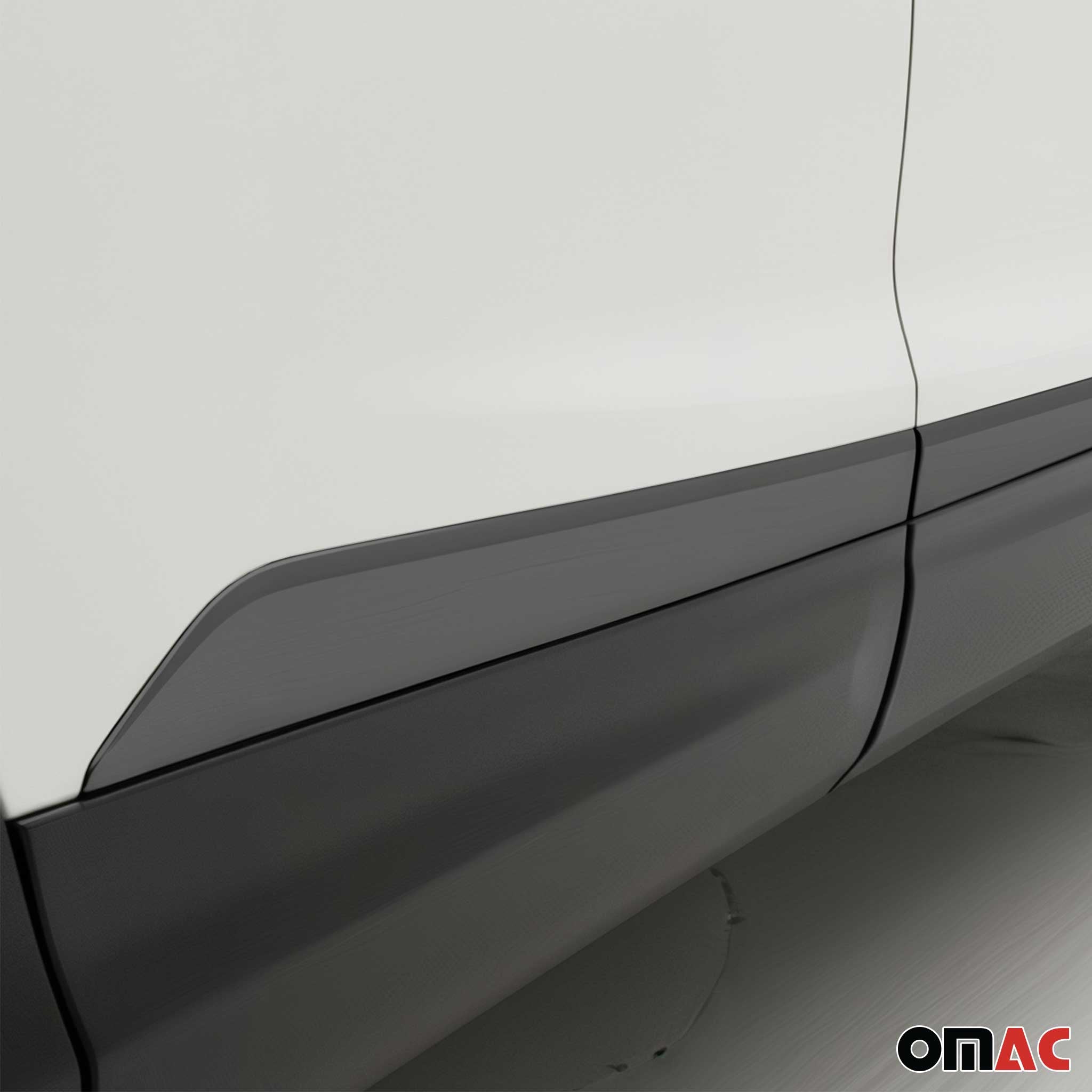 2017-2022 Nissan Rogue Sport Side Door Molding Trim Stainless Steel Dark 4x