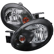 2003-2005 Dodge Neon Factory Style Headlights Matte Black Housing/Clear Lens