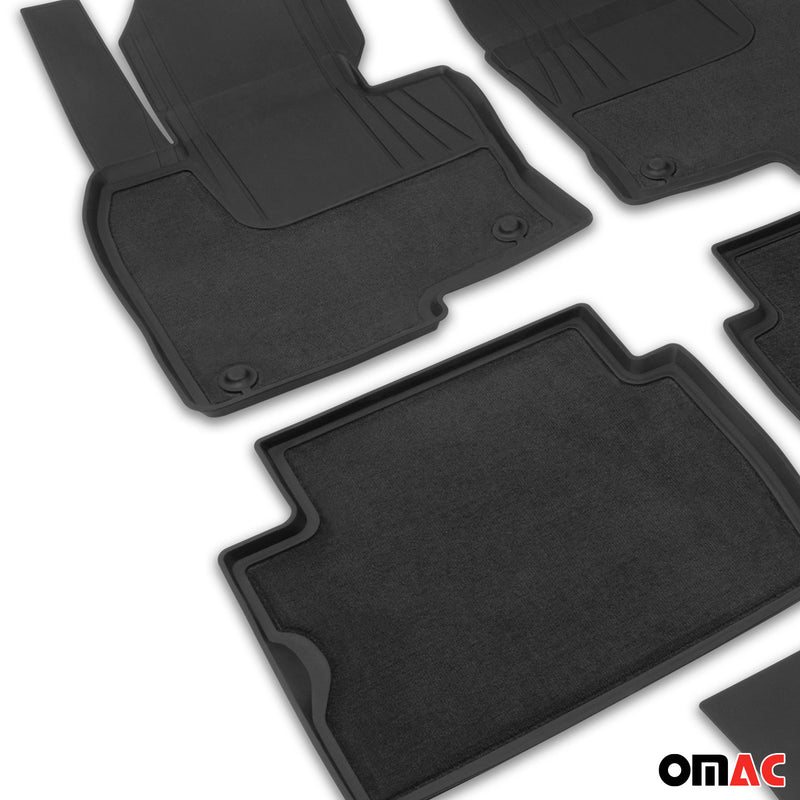 2017-2025 Mazda CX-5 Floor Mats Liners Full Set All Weather Black