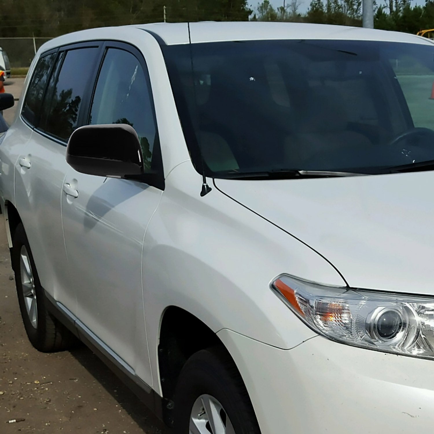 2008-2013 Toyota Highlander 7Pin Heated Side Mirror LED Puddle Light Passenger