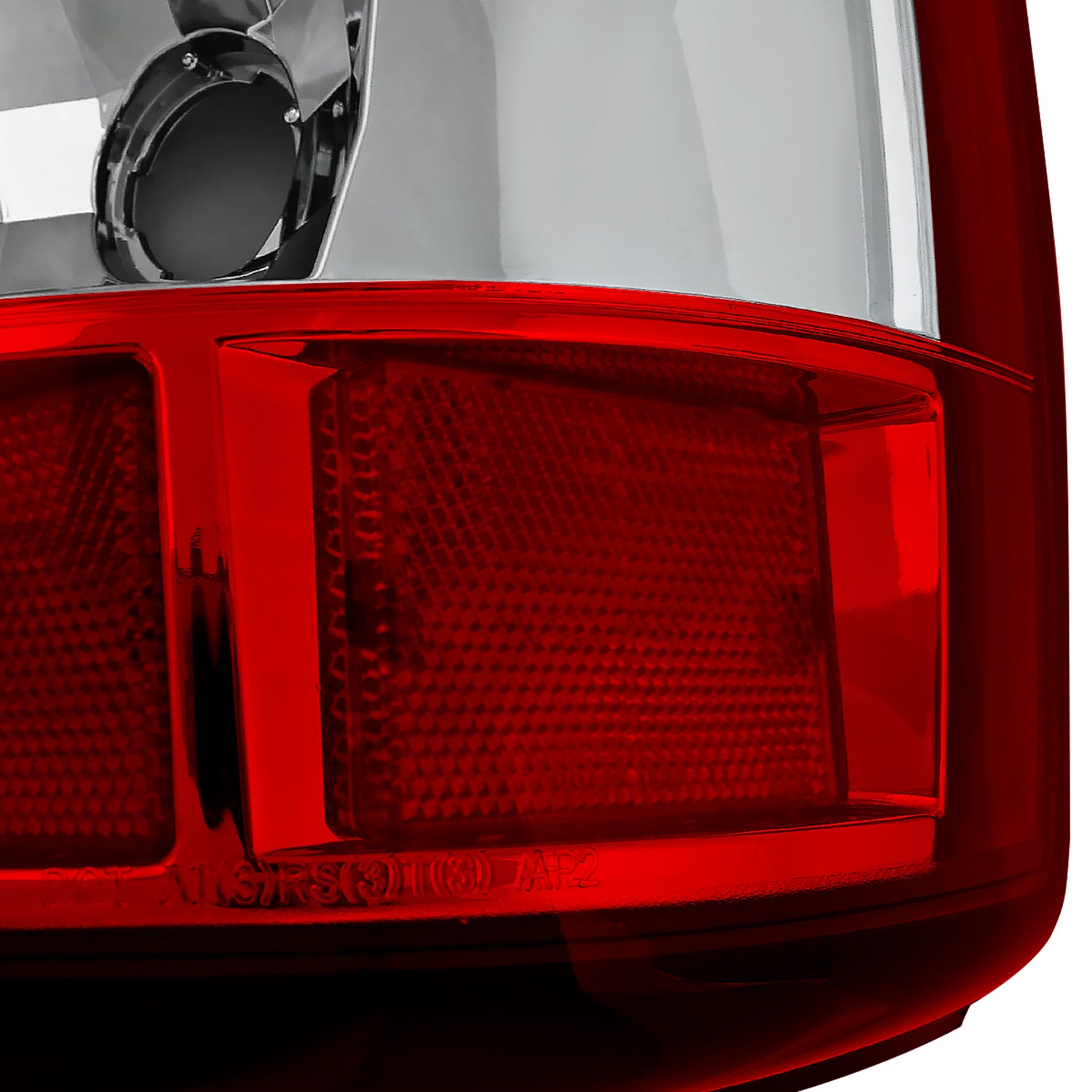 2000-2006 Chevy Suburban/Tahoe/Yukon/Yukon XL LED Tail Lights Chrome/Red Clear