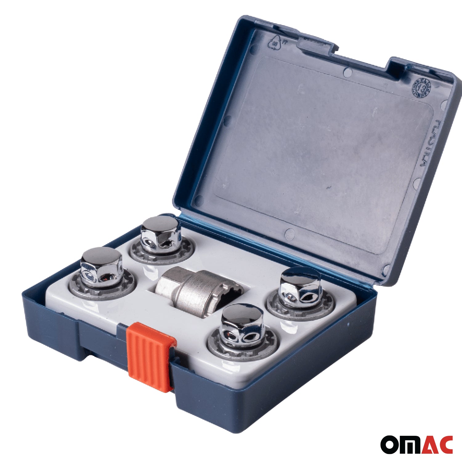 Wheel Lock Kit for Toyota Yaris 2010-2020 M12X1.5 Nut Chromed 4Locks & 1Key