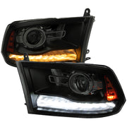 2009-2018 Dodge RAM 1500 / RAM 2500 3500 LED Bar Headlights Smoke