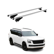 2025 Nissan Armada Roof Rack Cross Bars Luggage Carrier Silver 2Pcs