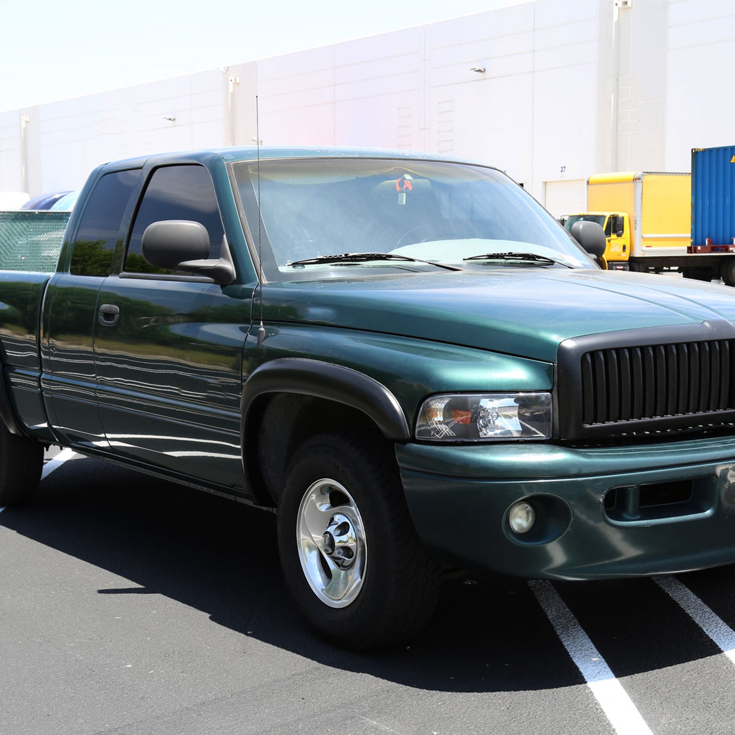 1994-2001 Dodge RAM 1500/ 1994-2002 RAM 2500 3500 Factory Headlights Matt Black