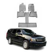 2007-2014 GMC Yukon XL Floor Mats Liners Full Set All Weather Gray