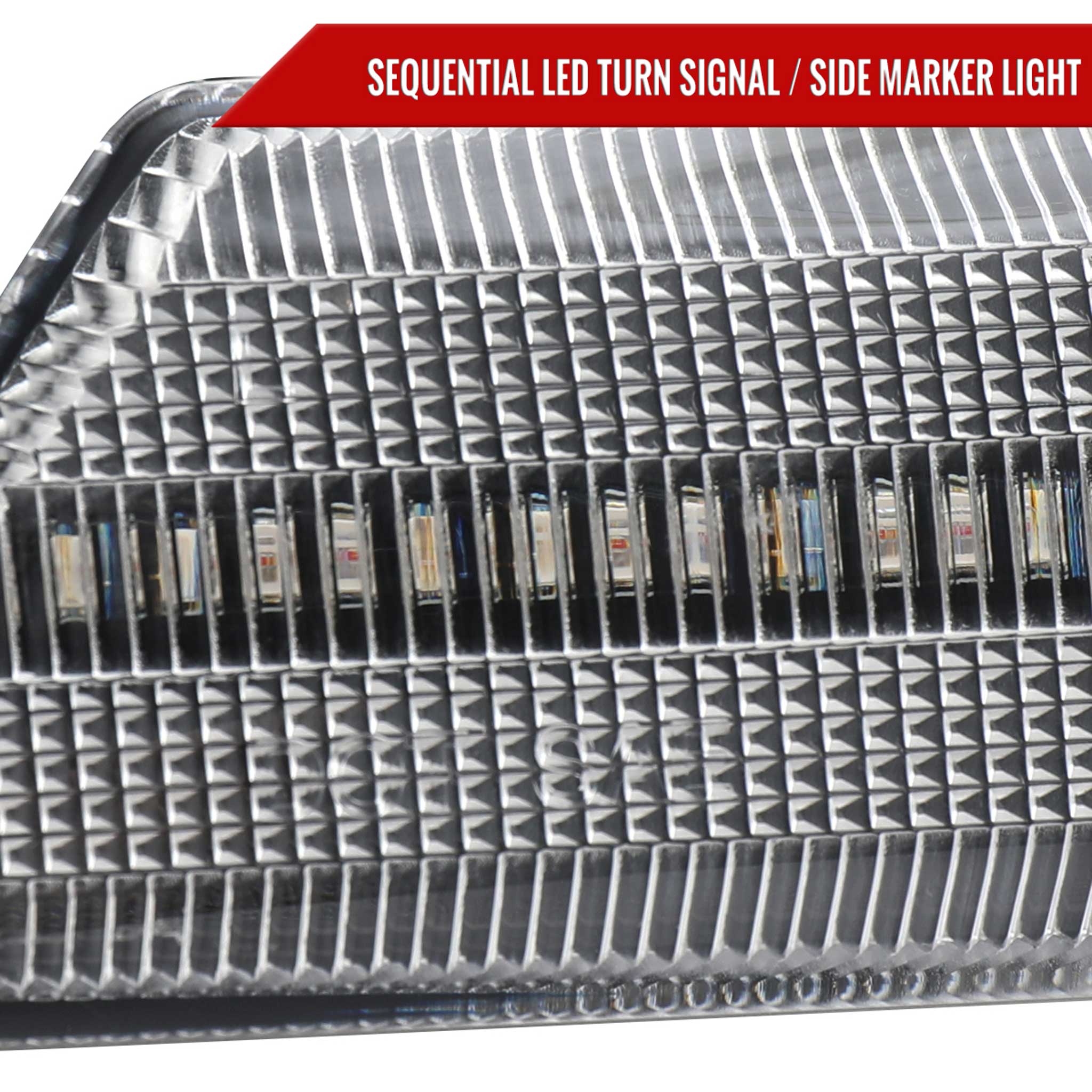 For Porsche 911 997/ 987 987C 2006-2011 LED Turn Signal Clear With Seqential