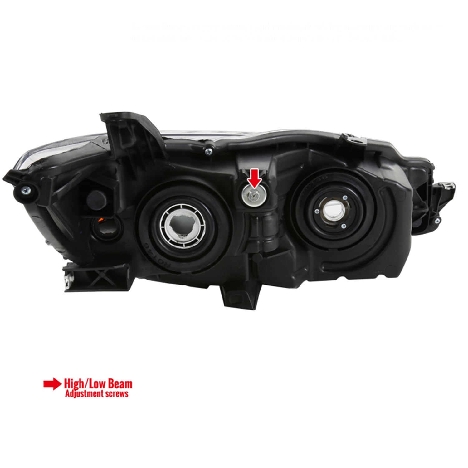 2015-2017 Toyota Camry Projector Headlight Amber Reflector -Driver Side Chrome