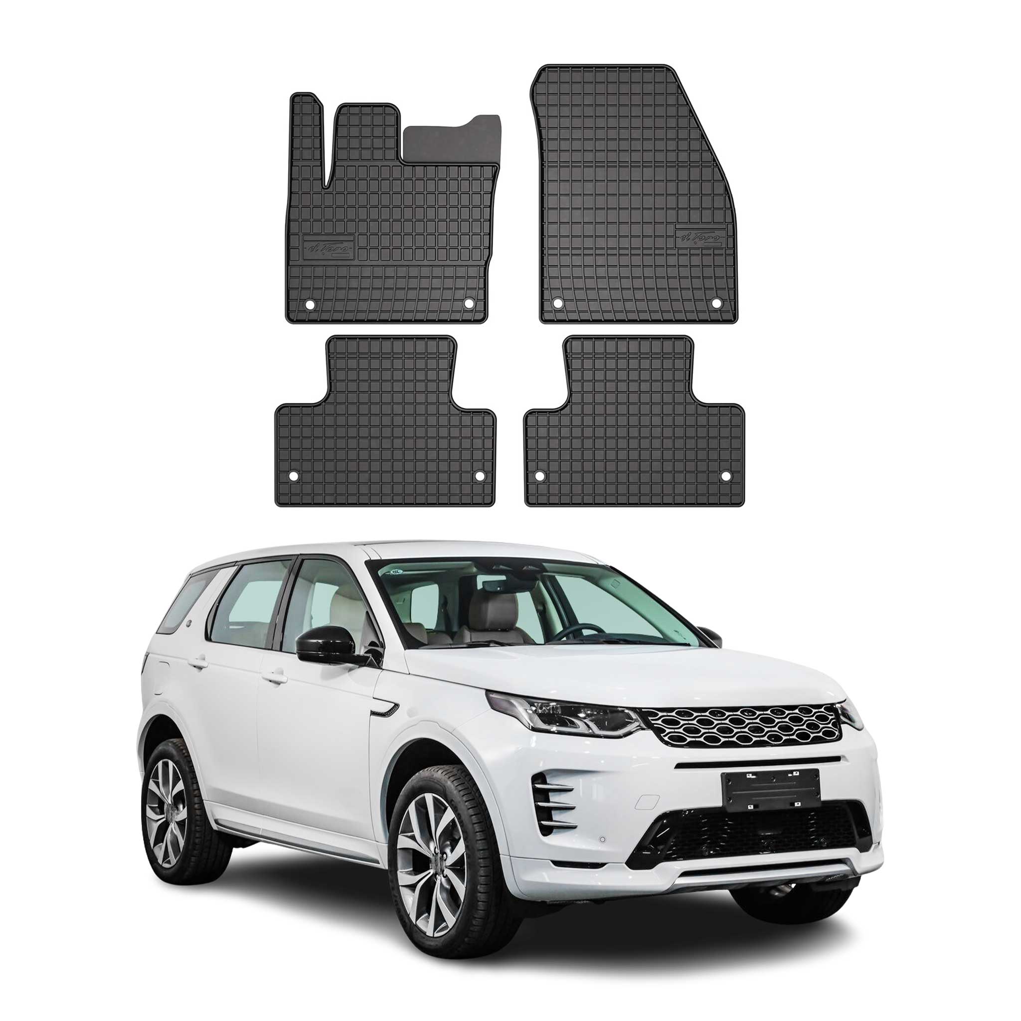 2015-2019 Land Rover Discovery Sport Floor Mats Liners Full Set All Weather Rubber