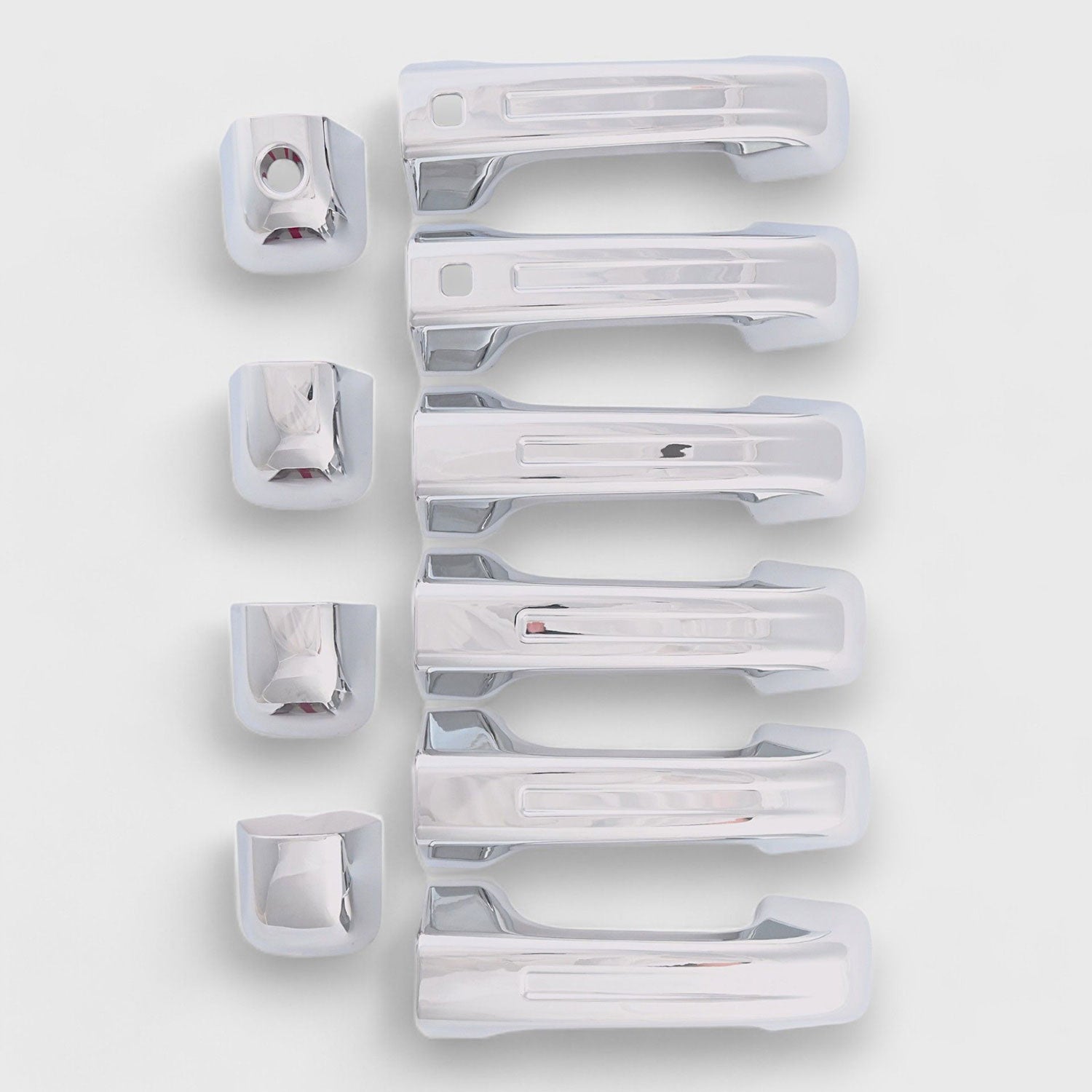 2019-2023 RAM RAM 2500/3500 Door Handle Cover Chrome 10Pcs ABS Plastic