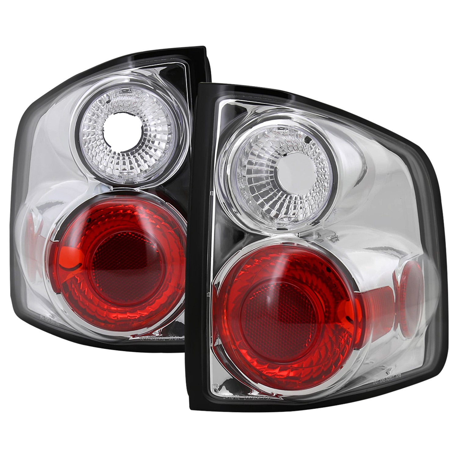 1994-2004 Chevy S10/ GMC Sonoma/ Isuzu Hombre Tail Lights Chrome/Clear Lens