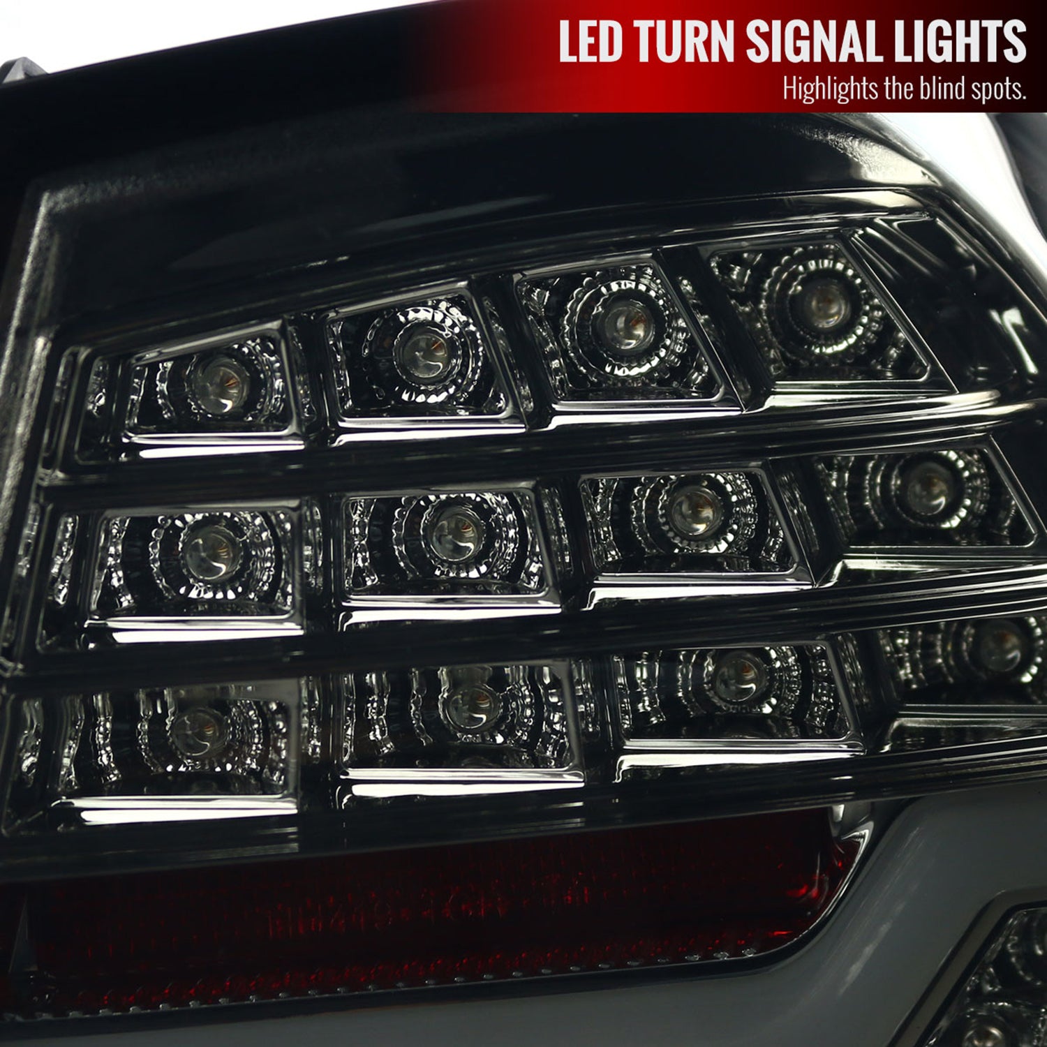 2006-2008 BMW E90 3 Series Sedan LED Tail Lights Chrome Housing/Smoke Lens