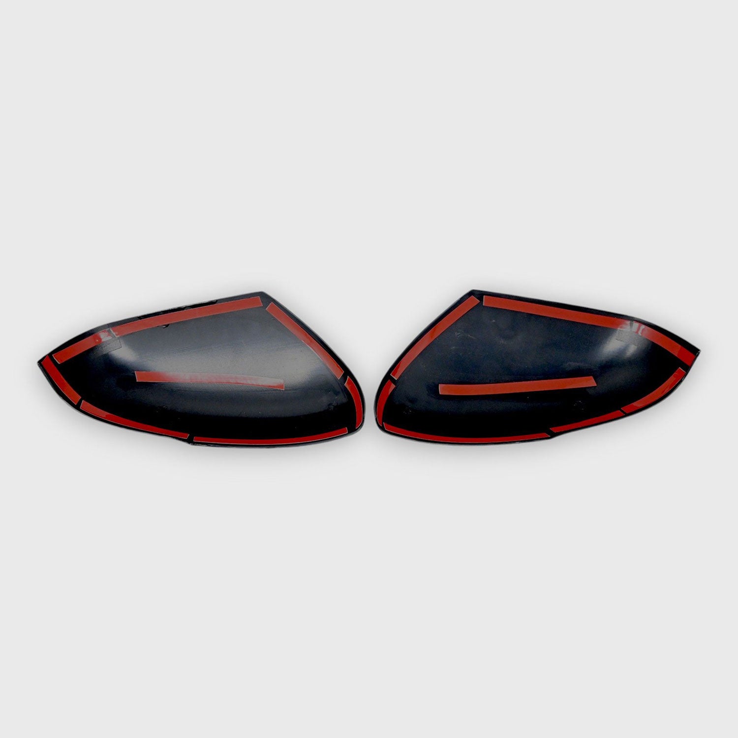 2019-2025 Honda Passport Mirror Cover Caps Gloss Black 2Pcs ABS Plastic