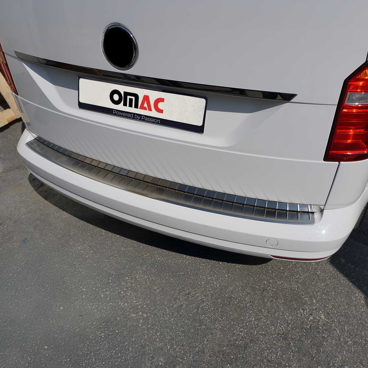 2015-2020 VW Caddy Rear Bumper Guard Stainless Steel Brushed