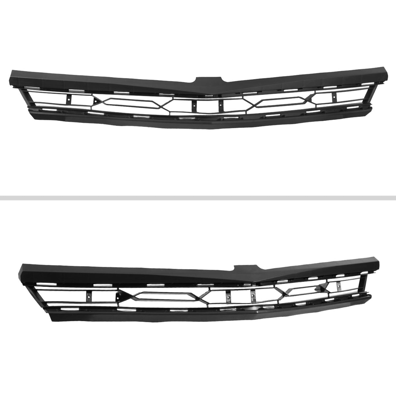 2016-2018 Chevy Camaro/2019-2022 Camaro ZL1 Black Front Upper Bumper Hood Grille