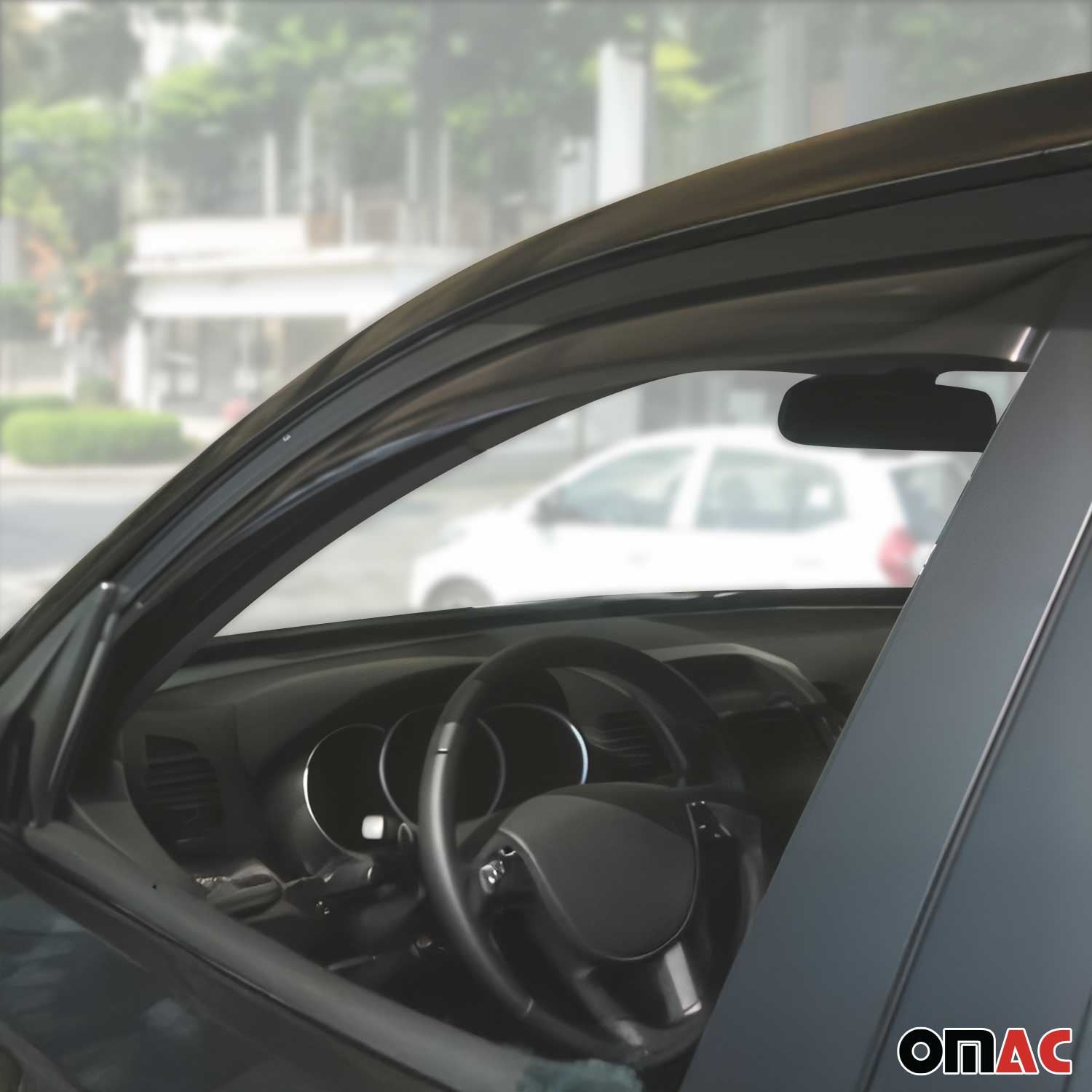 2011-2015 Kia Sorento Window Visor Vent Rain Deflector 2Pcs Smoke