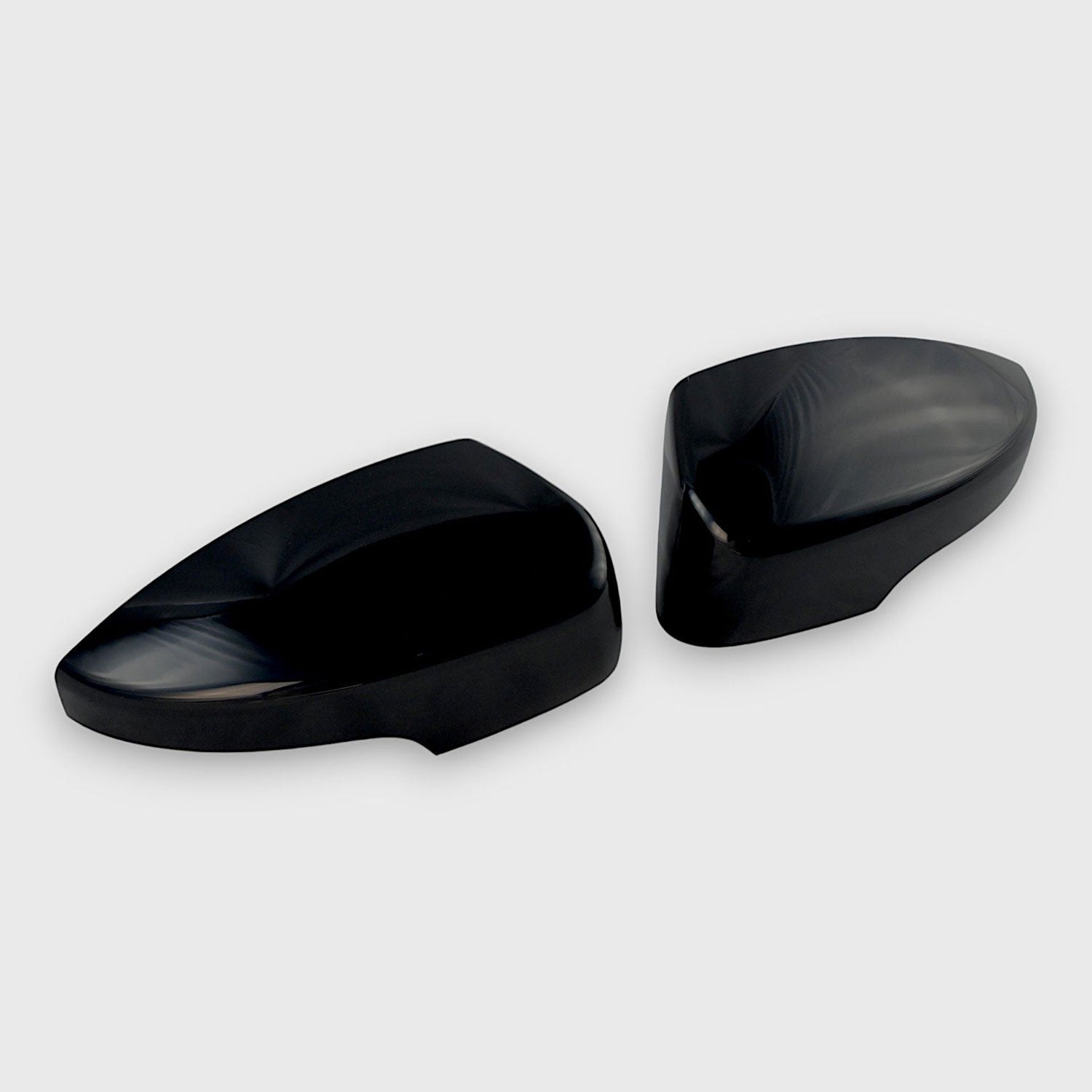 2018-2022 Ford Ecosport Mirror Cover Caps Gloss Black 2Pcs ABS Plastic