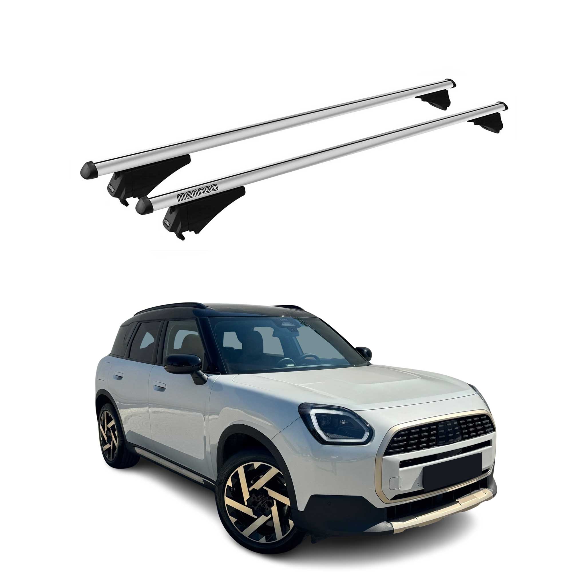 2023-2025 Mini Countryman U25 Roof Rack Cross Bars Silver