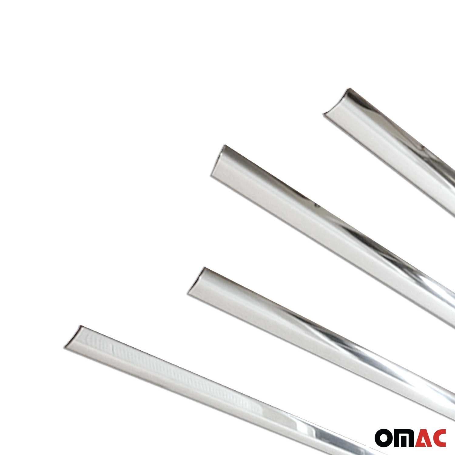 2011-2017 Nissan Juke Window Molding Trim Streamer Stainless Steel Silver 4 Pcs