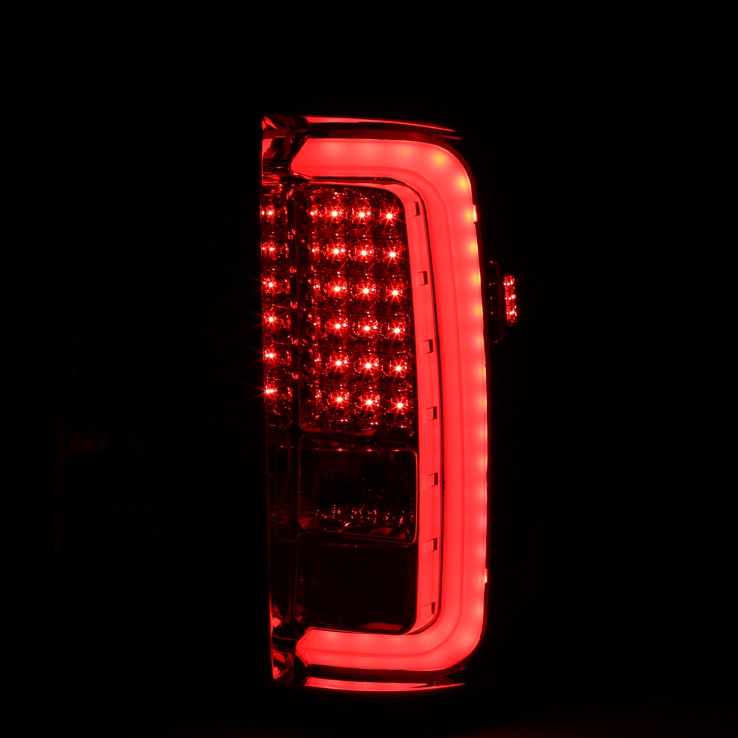 2014-2018 GMC Sierra 1500/2500HD/3500HD LED Tail Lights Chrome/Red Lens