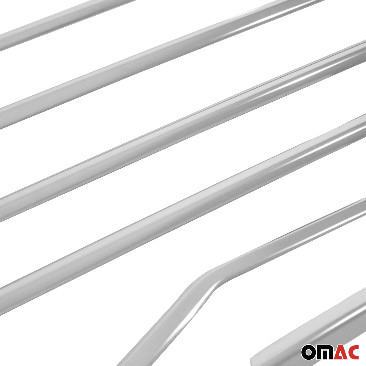 2018-2022 Honda Accord Window Molding Trim Streamer Silver 6Pcs Stainless Steel