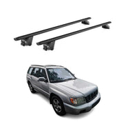 1998-2002 Subaru Forester Roof Rack Cross Bars Black