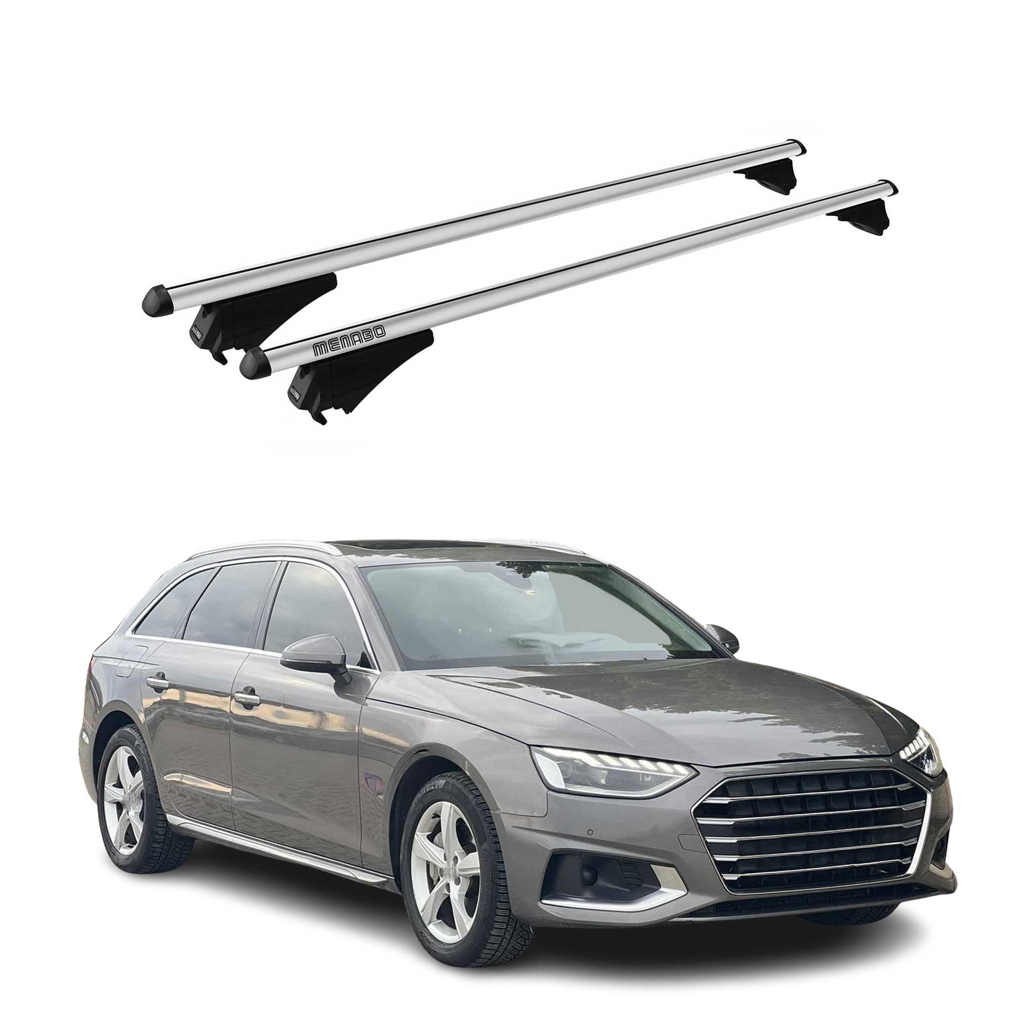 2017-2023 Audi A4 Wagon Roof Rack Cross Bars Silver
