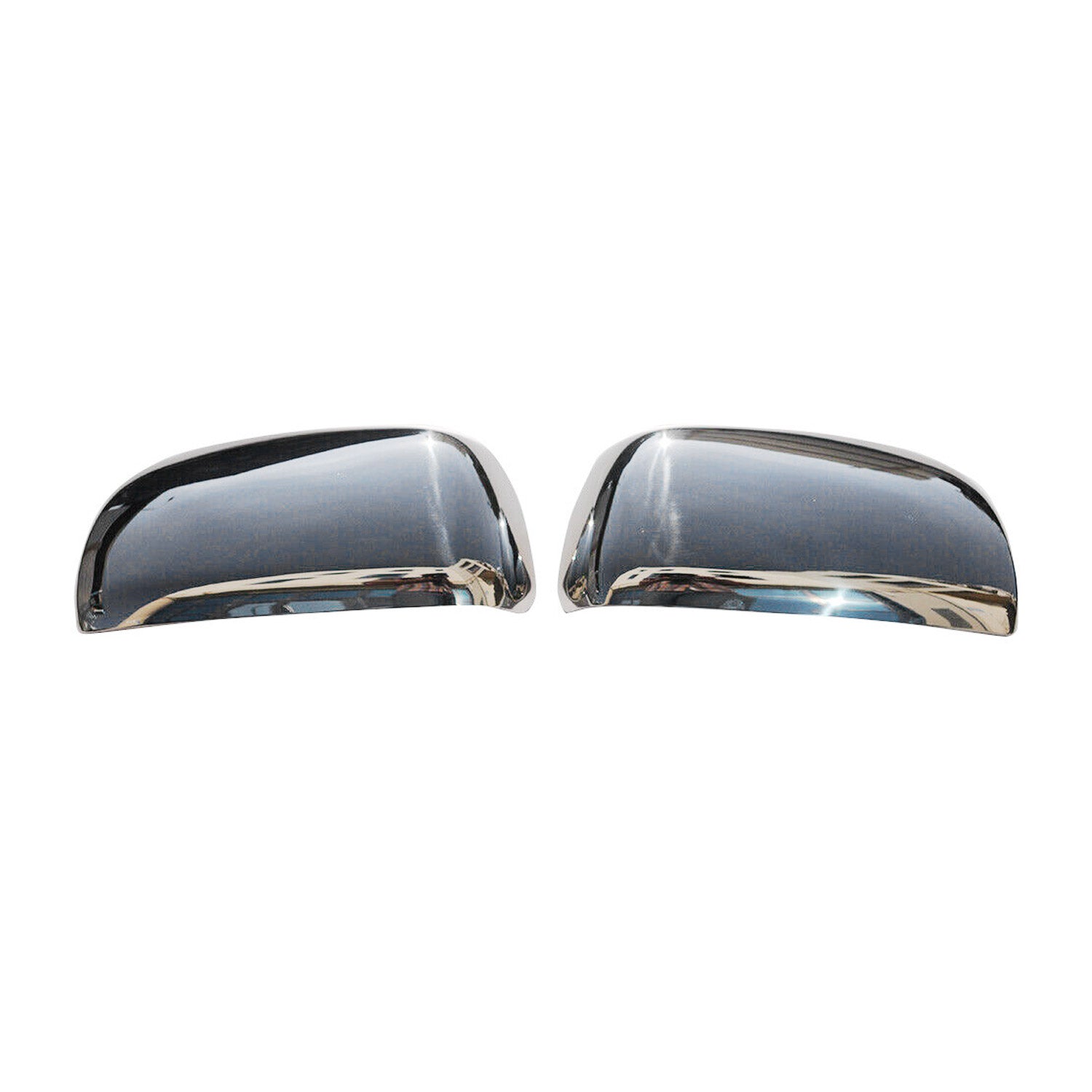2006-2009 Toyota RAV4 Side Mirror Cover Caps Stainless Steel Silver 2 Pcs