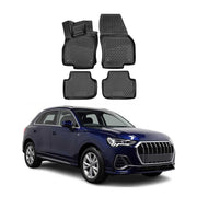 2019-2025 Audi Q3 Floor Mats Liners Full Set All Weather Black