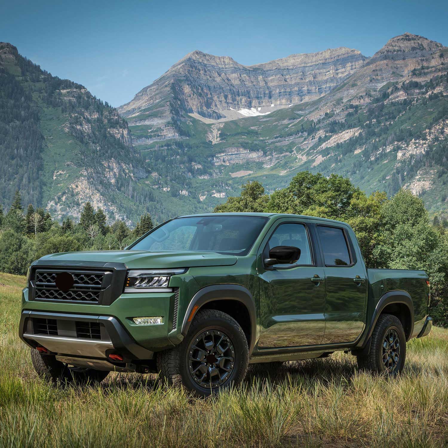 2022-2025 Nissan Frontier Mirror Cover Caps Gloss Black 2Pcs ABS Plastic