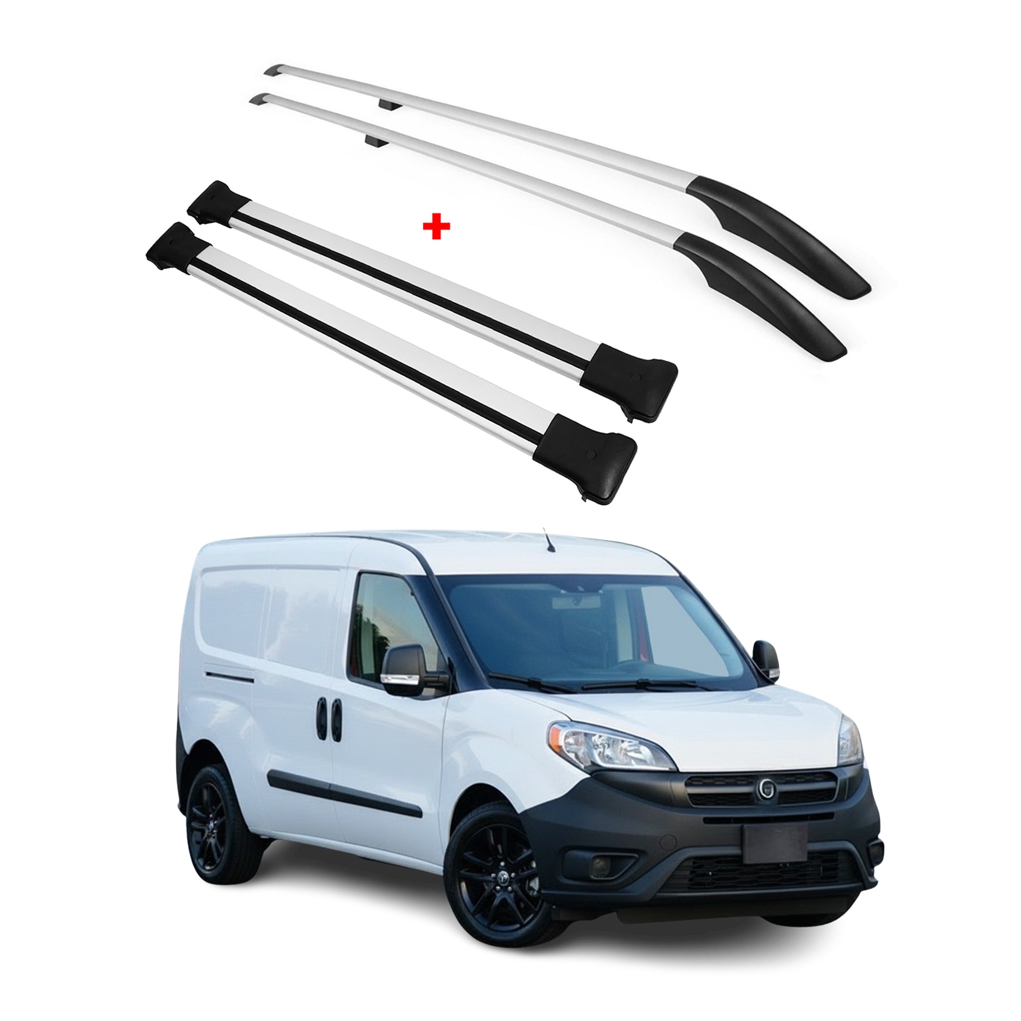 2015-2022 RAM ProMaster City Roof Racks & Roof Rack Rails Silver