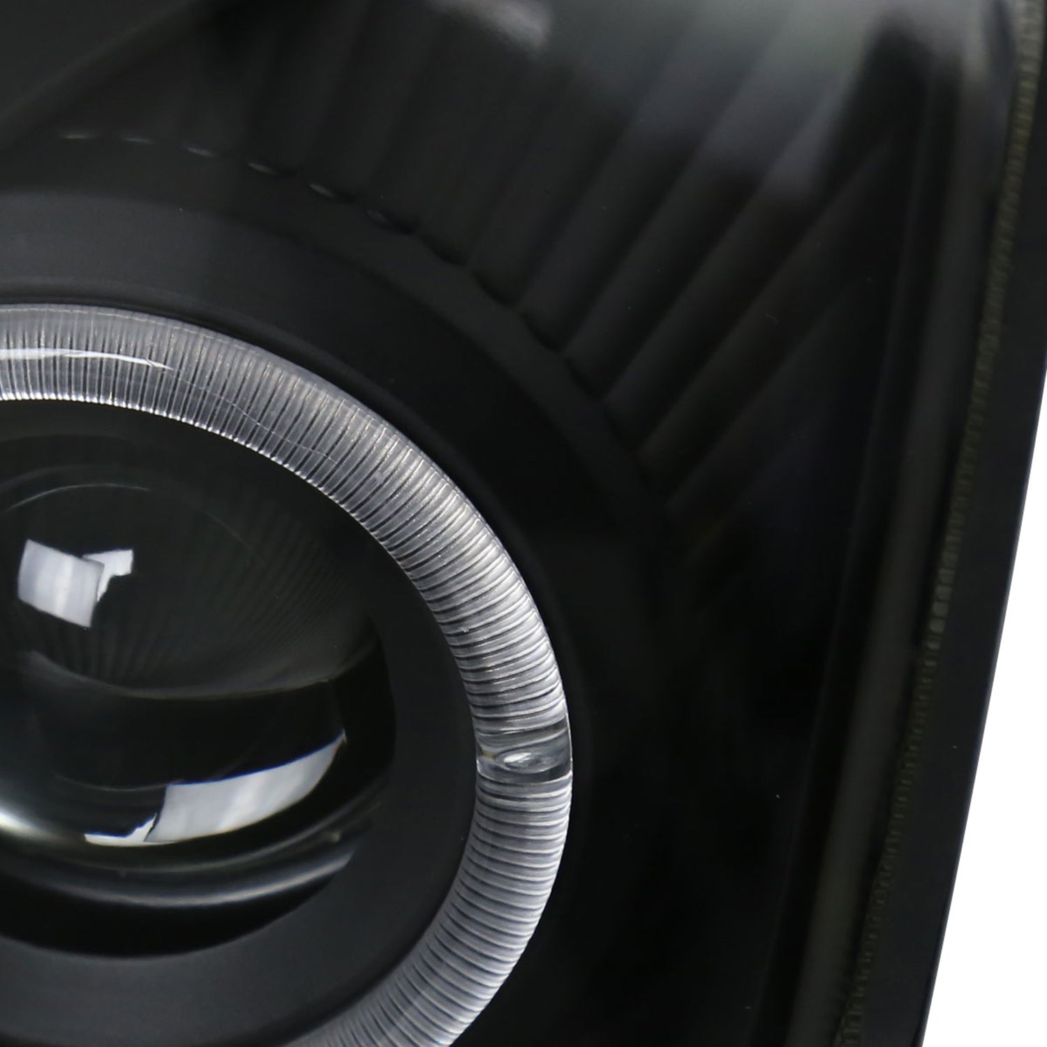 2000-2005 Mitsubishi Eclipse Dual Halo Projector Headlights Matte Black/Clear