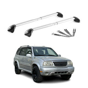 Roof Rack Cross Bars Luggage Carrier for Suzuki Grand Vitara I 1999-2004 Silver