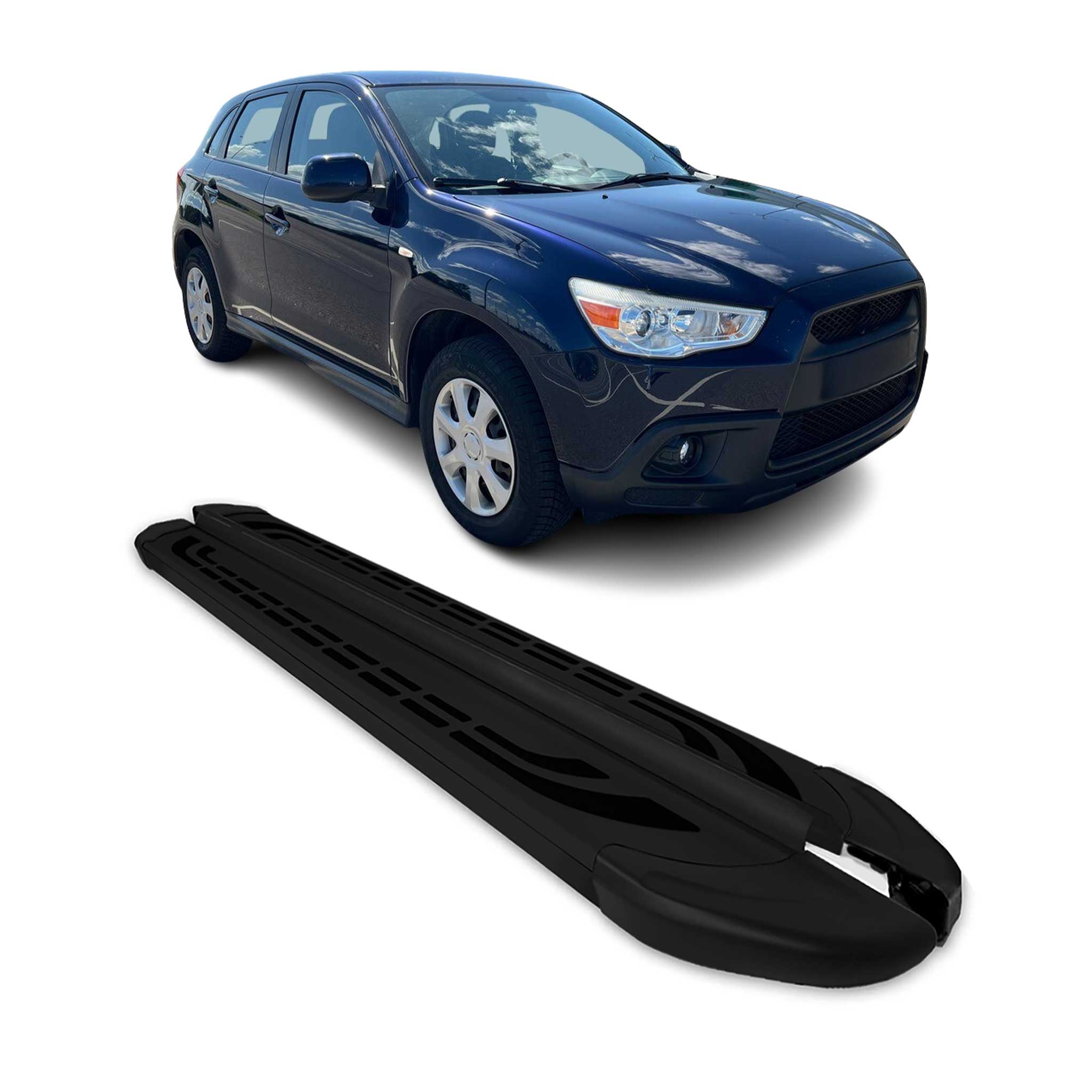 2011-2025 Mitsubishi Outlander Sport Running Boards Side Steps Black