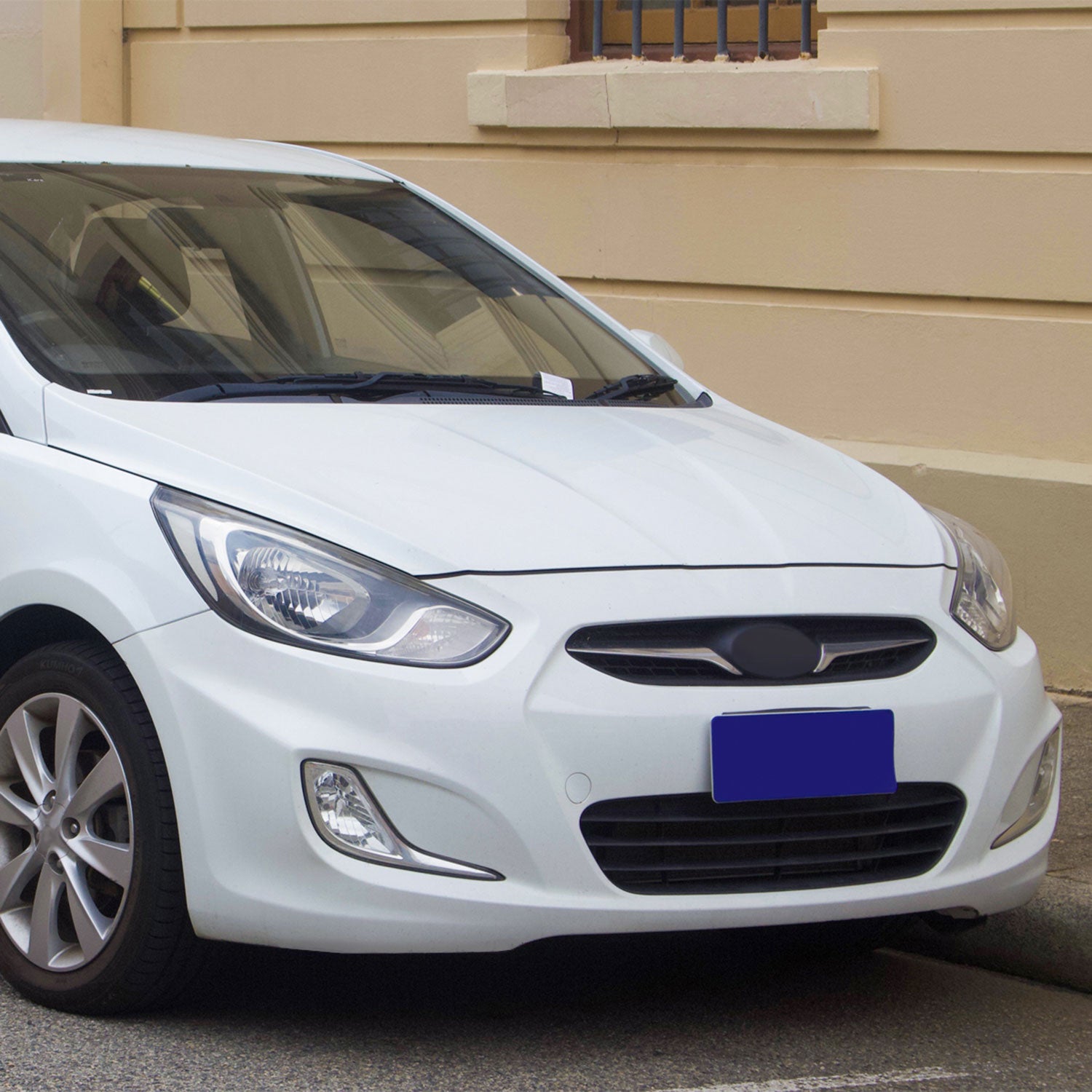 2012-2017 Hyundai Accent 12V/27W 881 Fog Lights Kit Chrome/Clear Lens