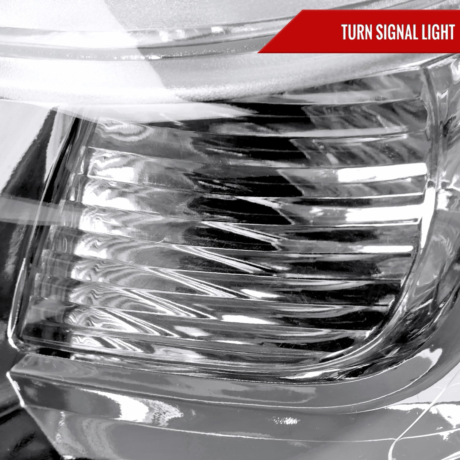 2008-2010 Toyota Highlander Factory Halogen Headlights Chrome/Clear