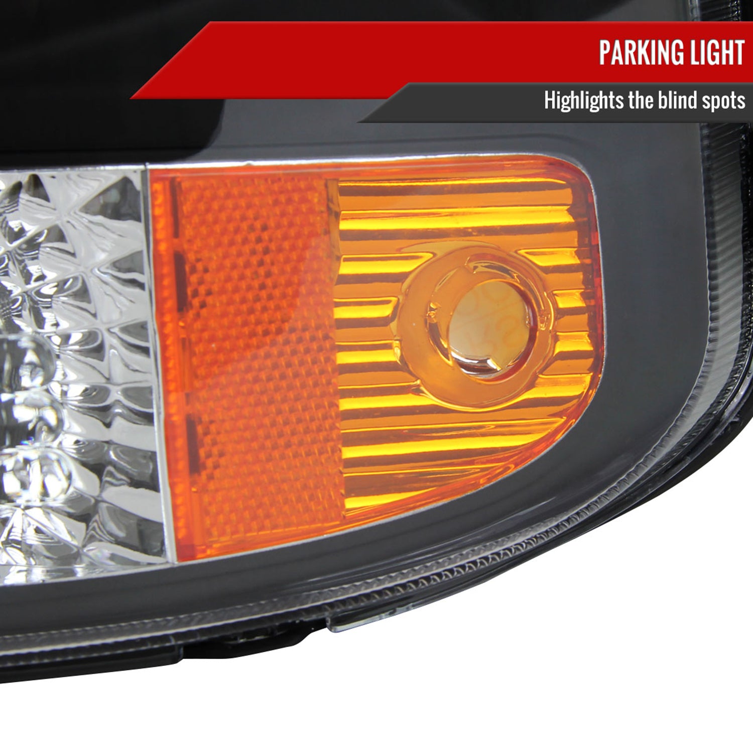 1999-2002 Chevy Silverado 1500 2500/Tahoe Suburban Factory Headlights Black