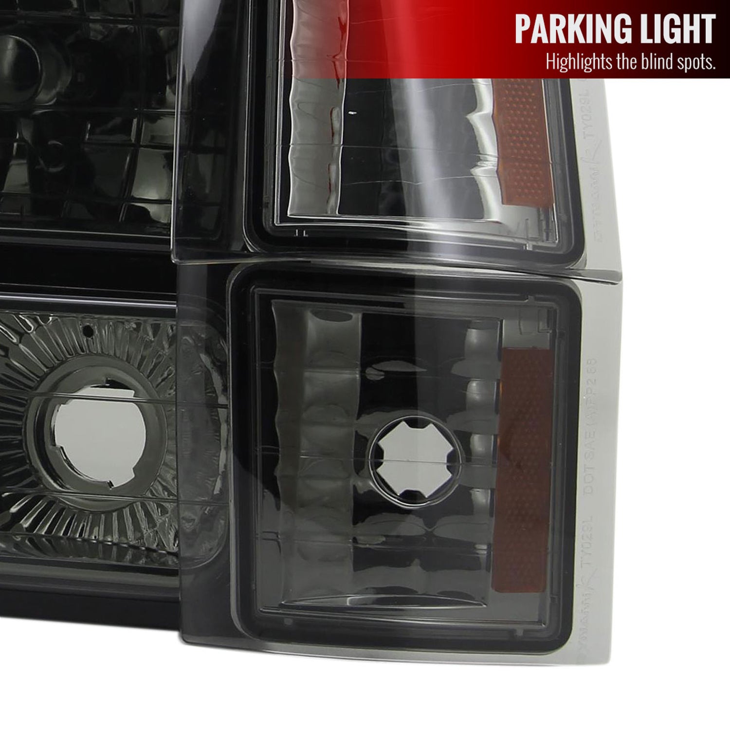 1994-1998 Chevy Silverado/Tahoe/Suburban/C10 Factory Headlights Smoke