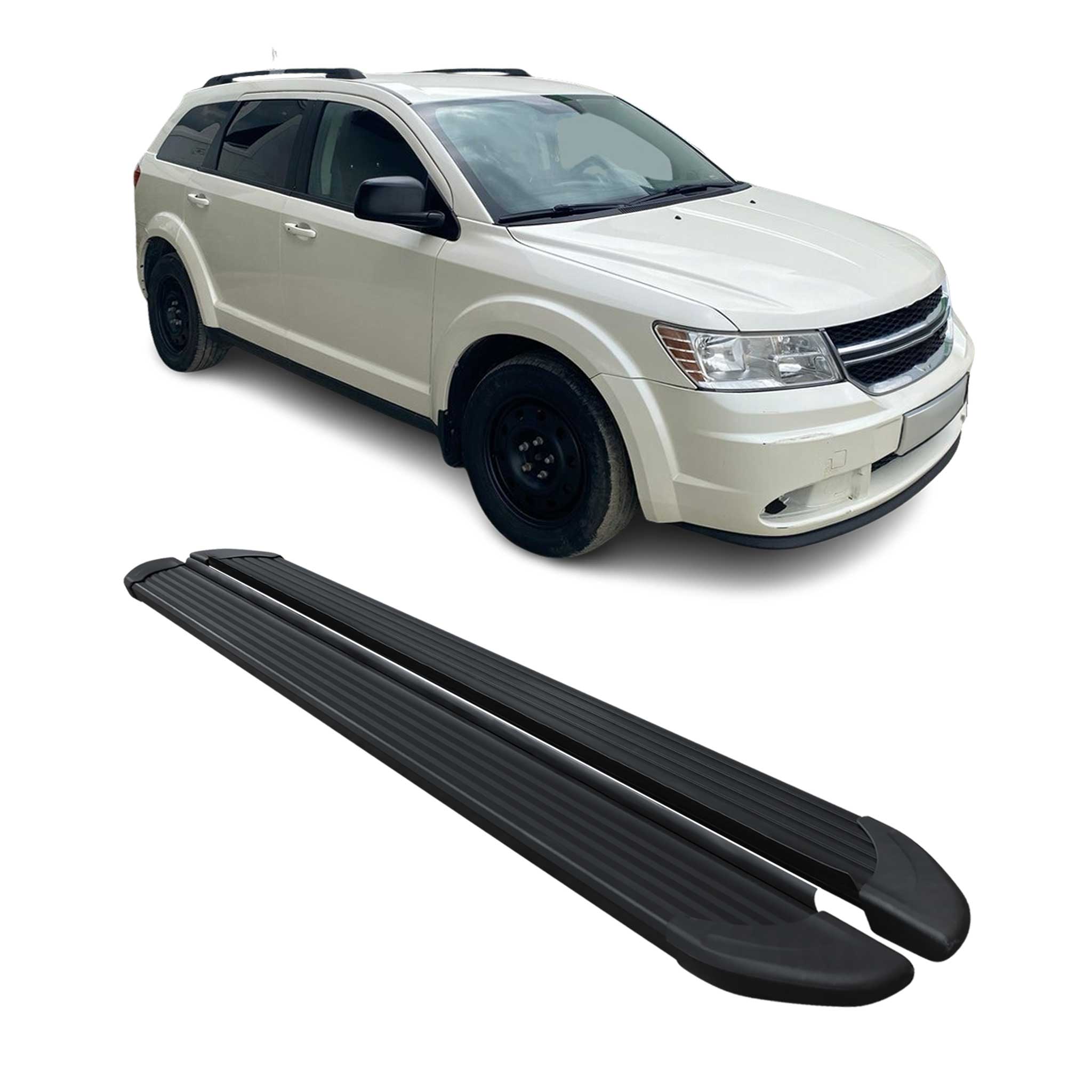 2009-2020 Dodge Journey Nerf Bar Side Step Running Boards Alu 2x