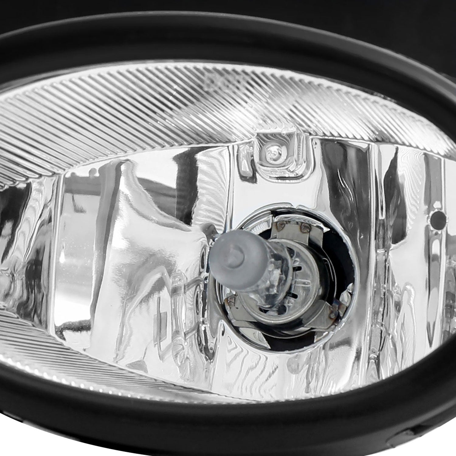 2006-2008 Honda Civic Coupe H11 Fog Lights Kit Chrome Housing/Clear Lens