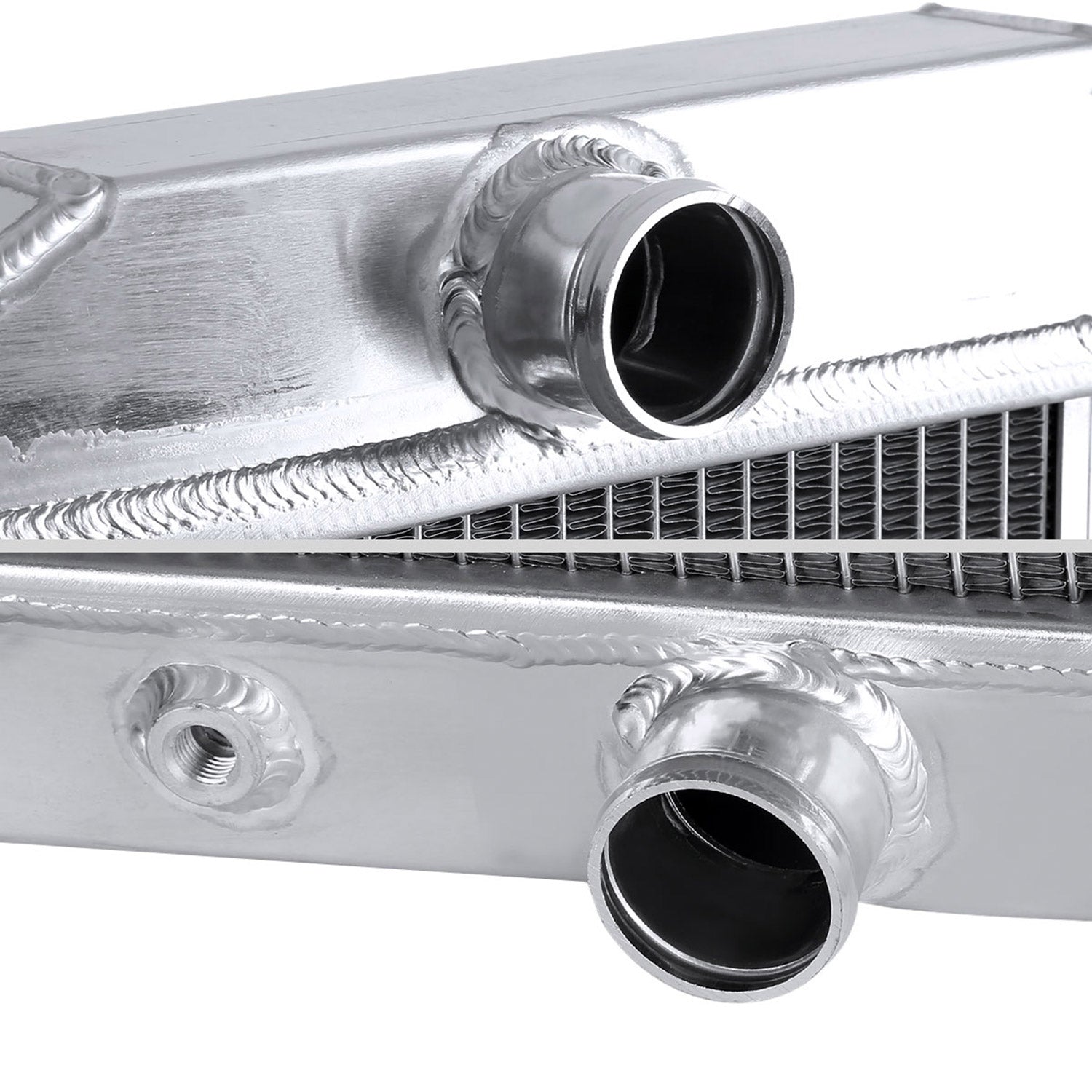 1959-1965 Chevy Impala Bel Air Chevelle Alu 2-Row Performance Radiator