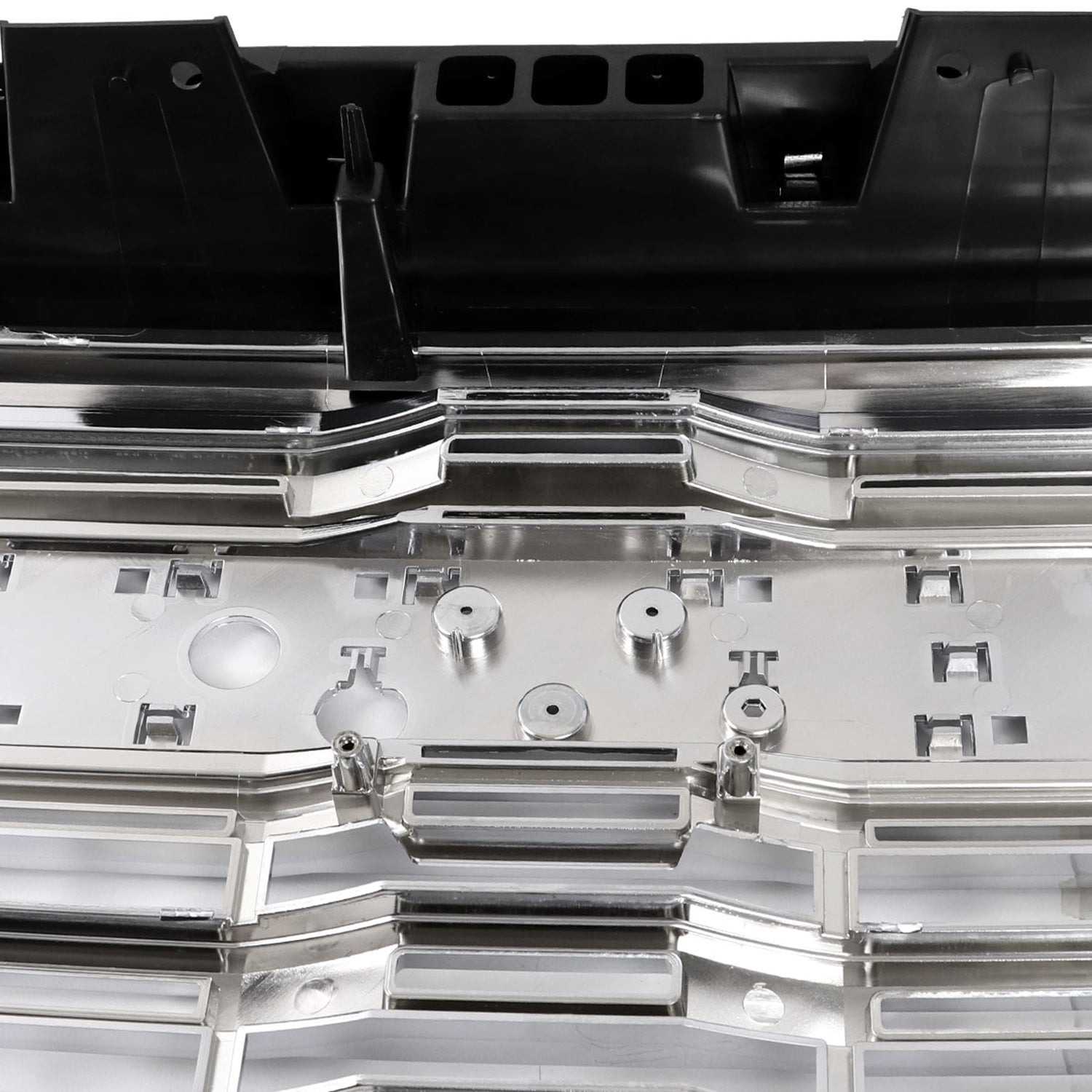 2022-2024 GMC Sierra 1500 Chrome Denali Style Front Upper Mesh Hood Grille