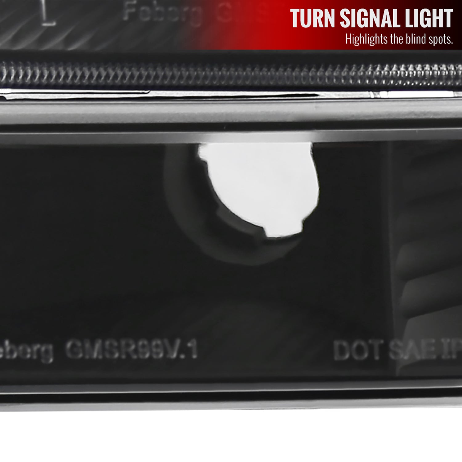 1999-2007 GMC Sierra/Yukon/Yukon XL Factory Crystal Headlights Amber & Black